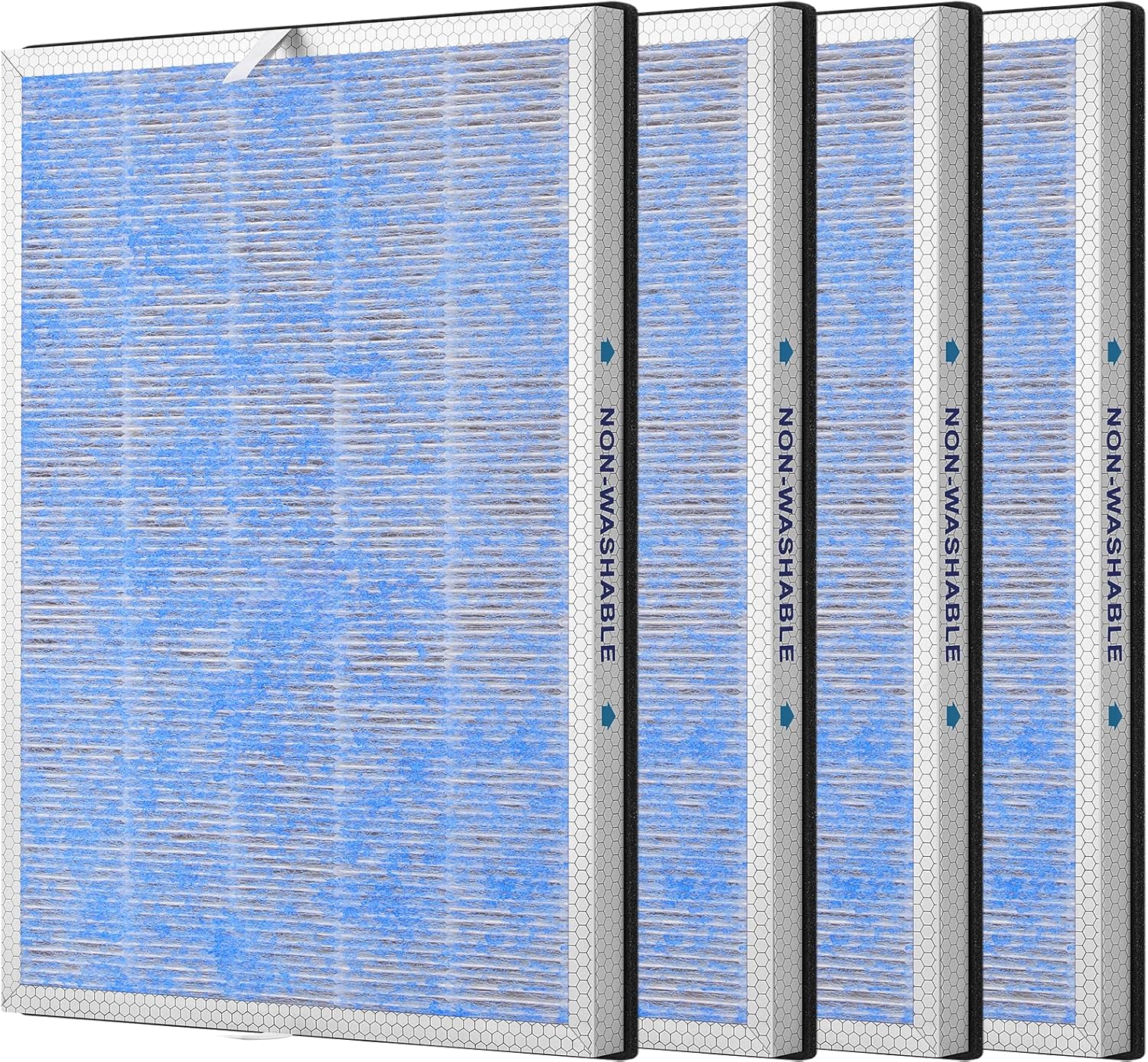 4 Pack True HEPA Filter Replacement for MSA3 and MSA3S Purifiers