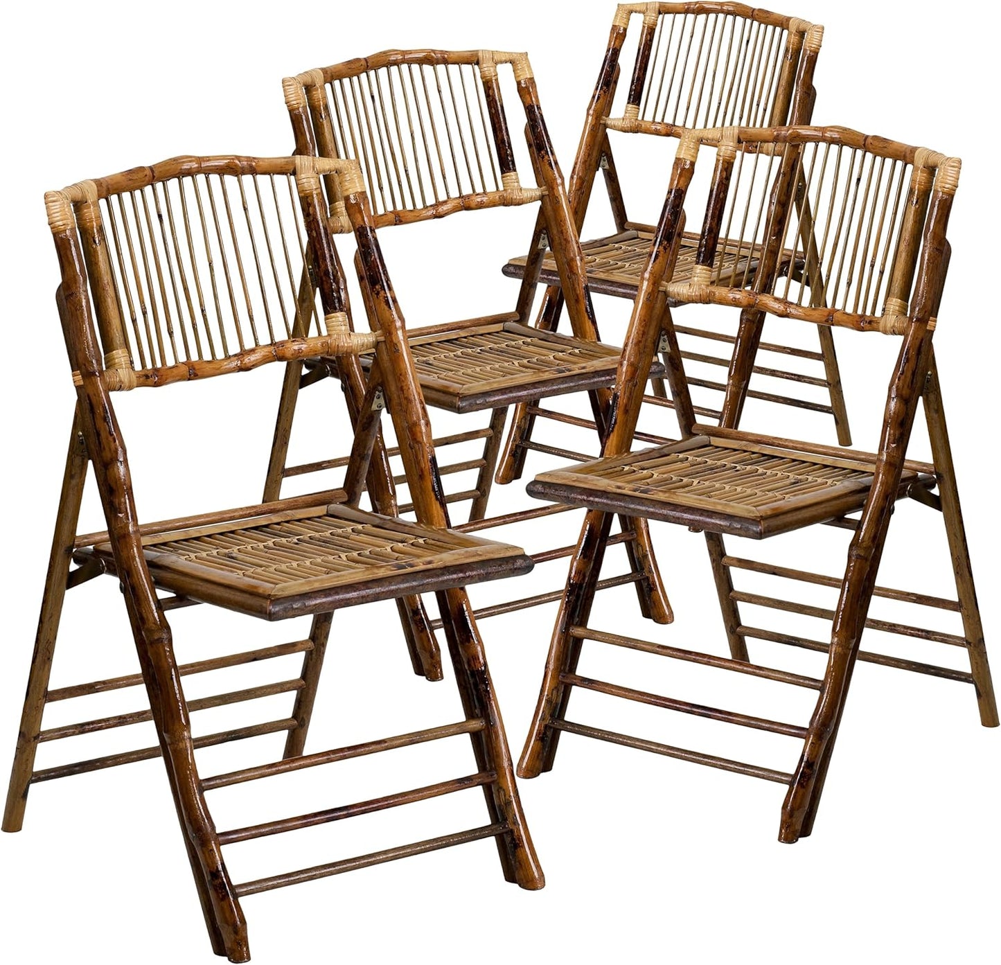 Flash Furniture Folding Bamboo Chairs for All Occasions
