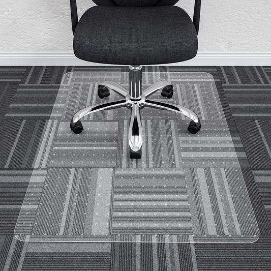 Protective Clear Chair Mat 30x48 for Low Pile Carpet HOMEK