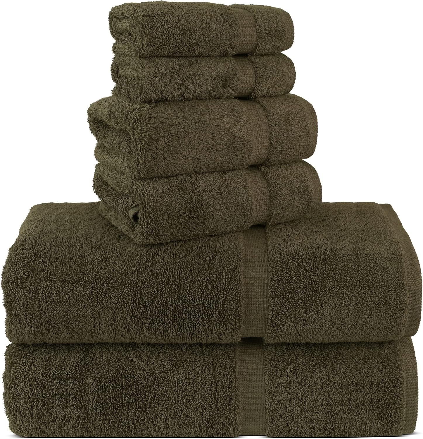 Chakir Turkish Linens Premium Cotton Towels Set for Bathroom