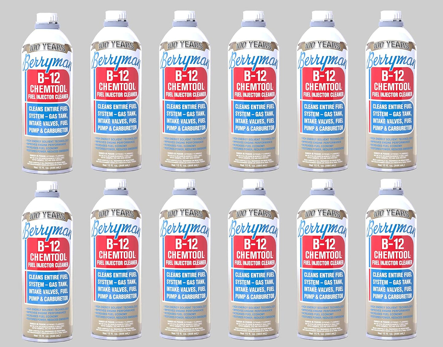 B-12 Chemtool Carburetor Fuel Treatment by Berryman - 15 oz Pack