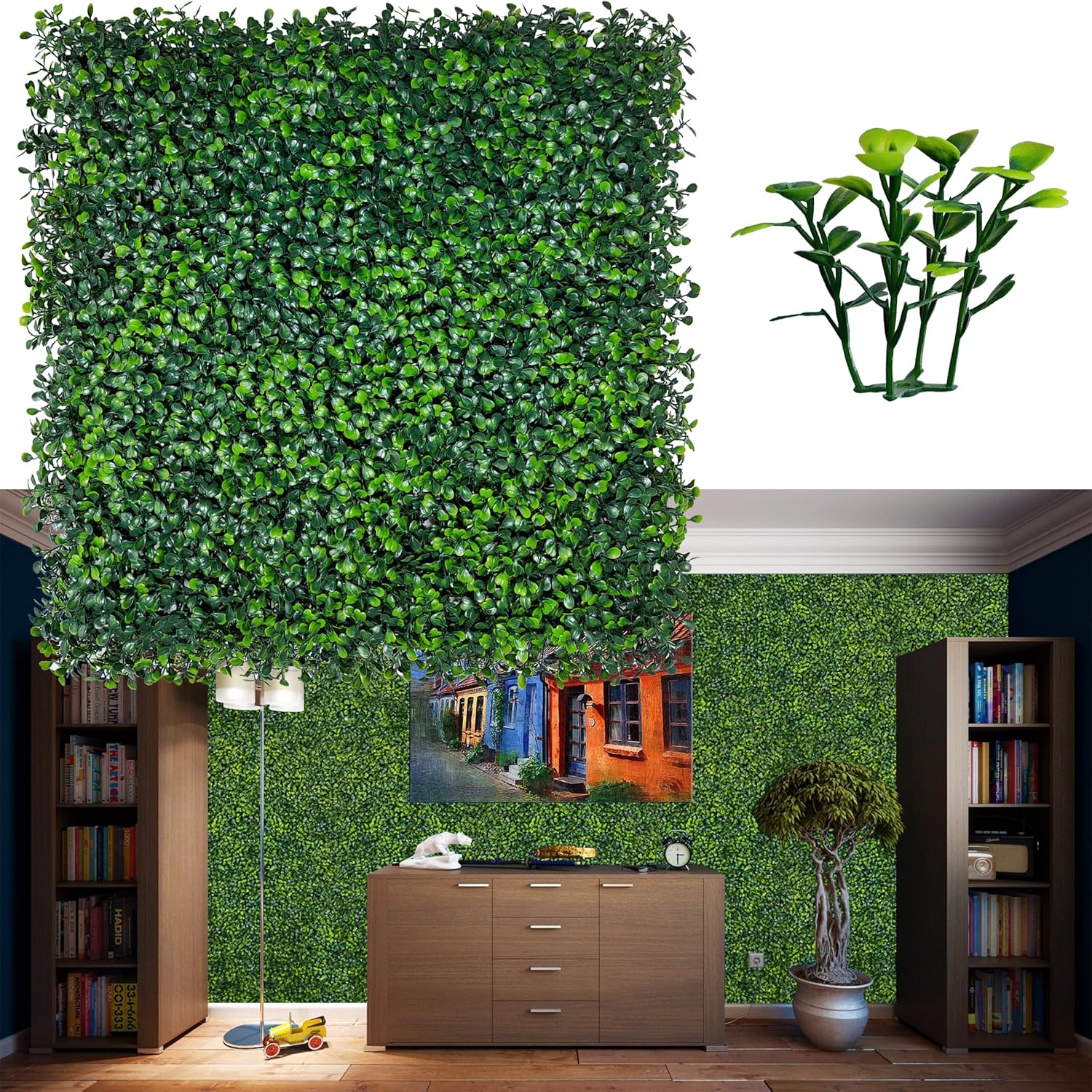 Artificial Grass Wall Backdrop Panels for Indoor Outdoor Decor