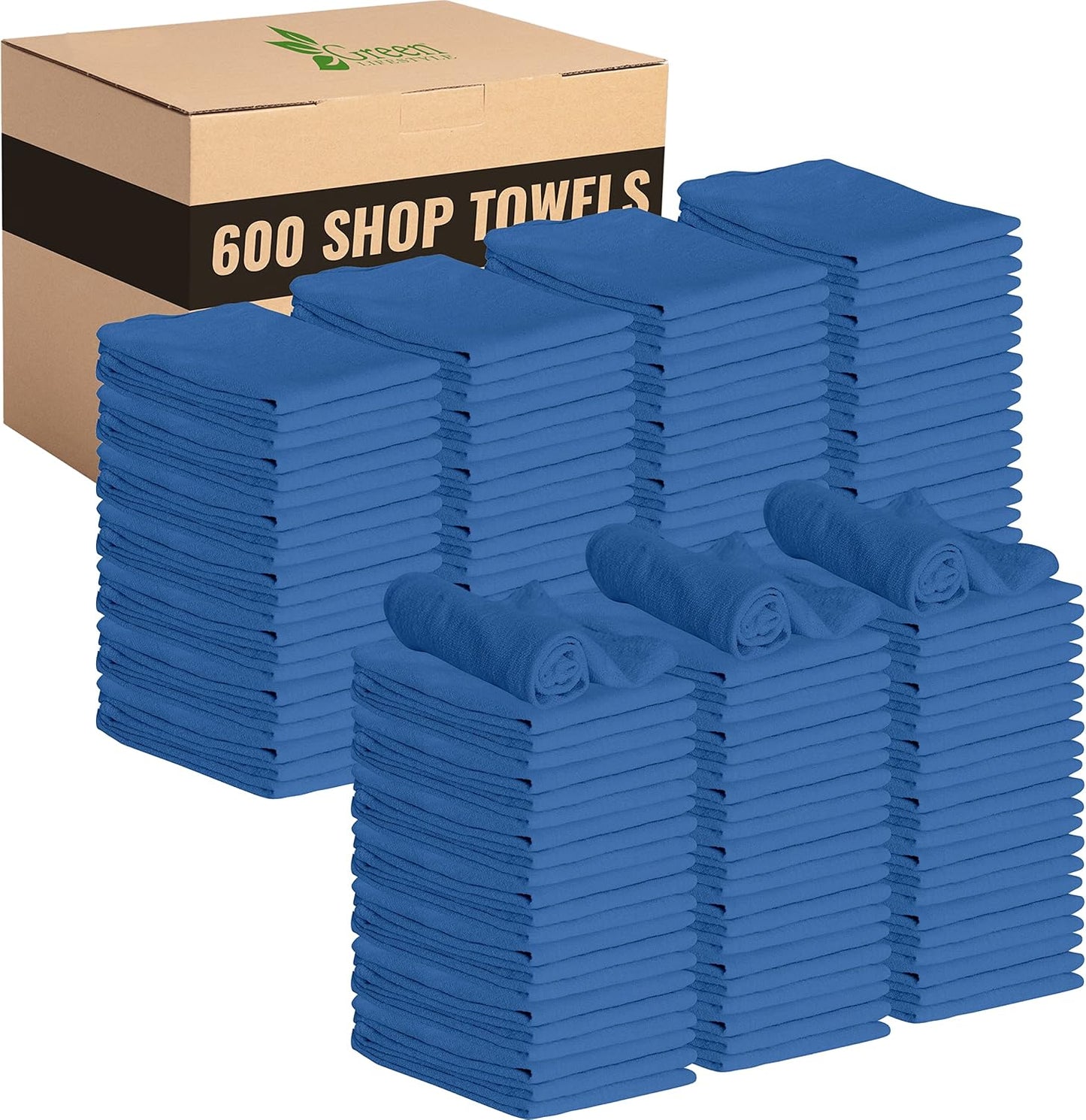 Super Absorbent 100% Cotton Shop Towels for All Cleaning Needs