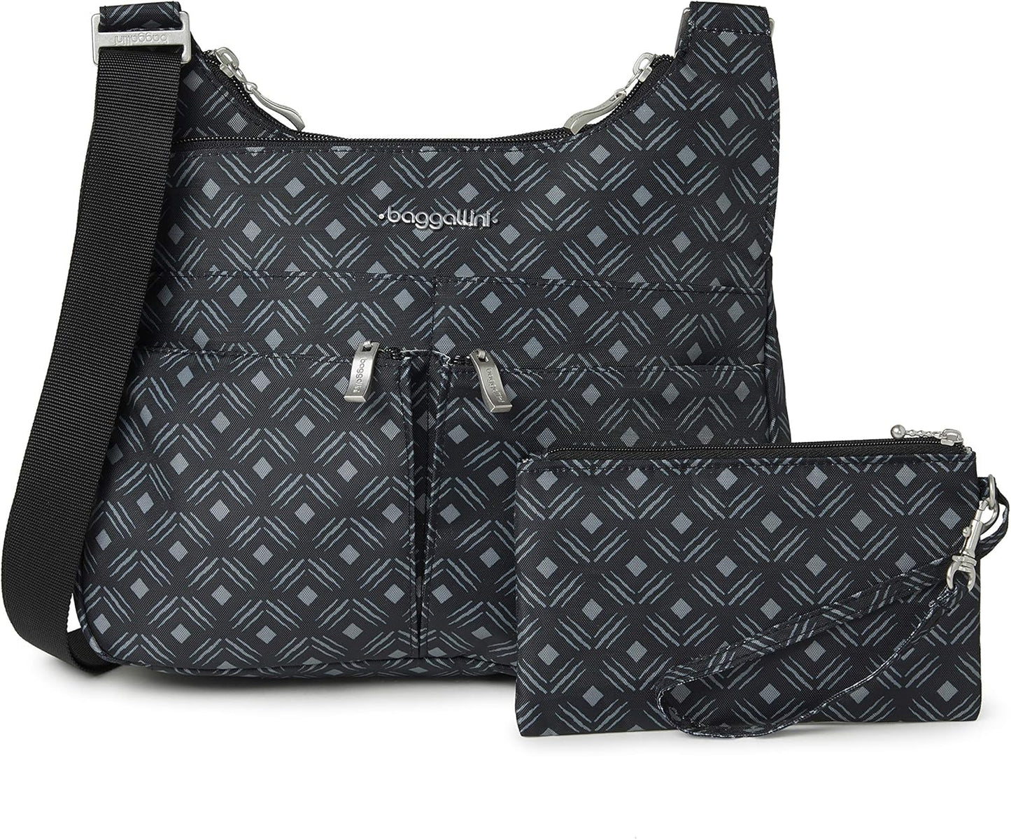 Baggallini Cross Over Crossbody Bag: Lightweight Travel Purse