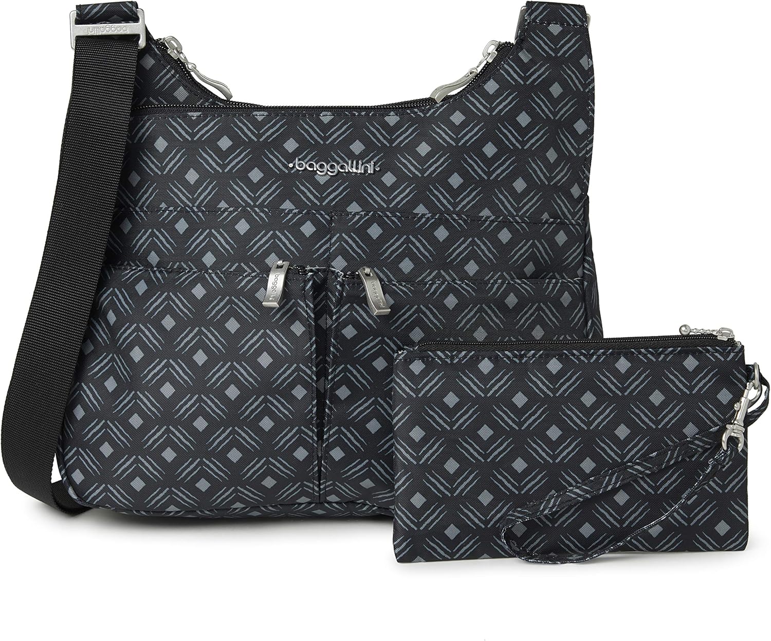 Baggallini Cross Over Crossbody Bag: Lightweight Travel Purse
