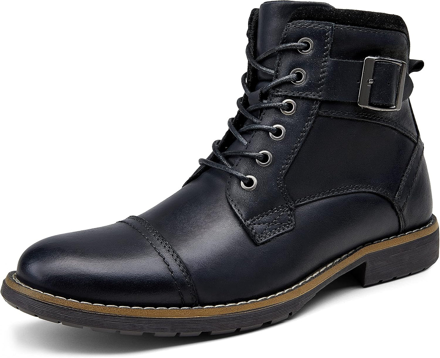 Vostey Men's Casual Boots: Stylish Combat Ankle Dress Boots