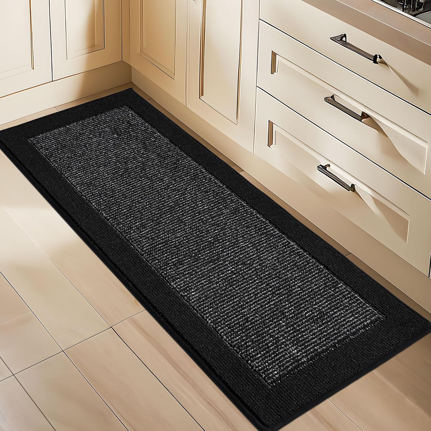 BEQHAUSE Kitchen Runner Rugs 24x60 Non-Slip Absorbent Mats