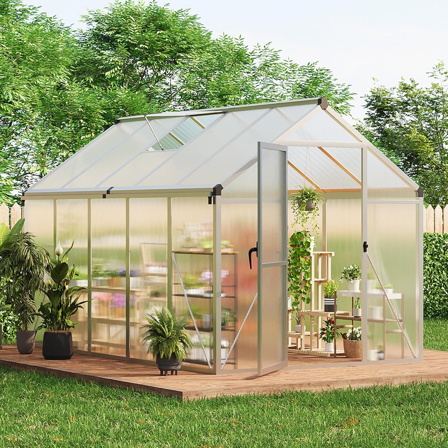 6x10 FT Greenhouse with Easy Assembly and Durable Design