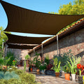 ShadeMart 6 ft x 9 ft Brown Sun Shade Sail UPF50 Rectangle