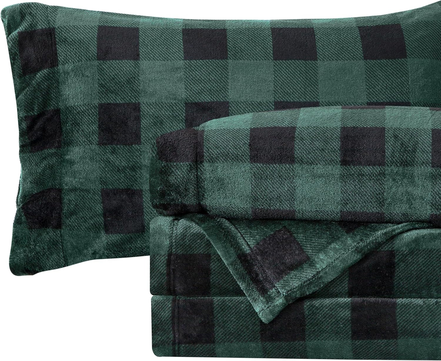 Luxuriously Soft Velvet Flannel Sheet Set for Cozy Comfort