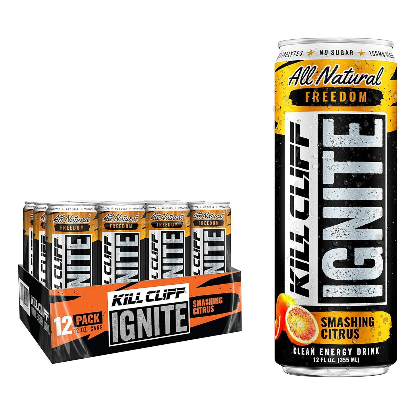 Kill Cliff Ignite Energy Drink: Sugar Free Citrus Hydration