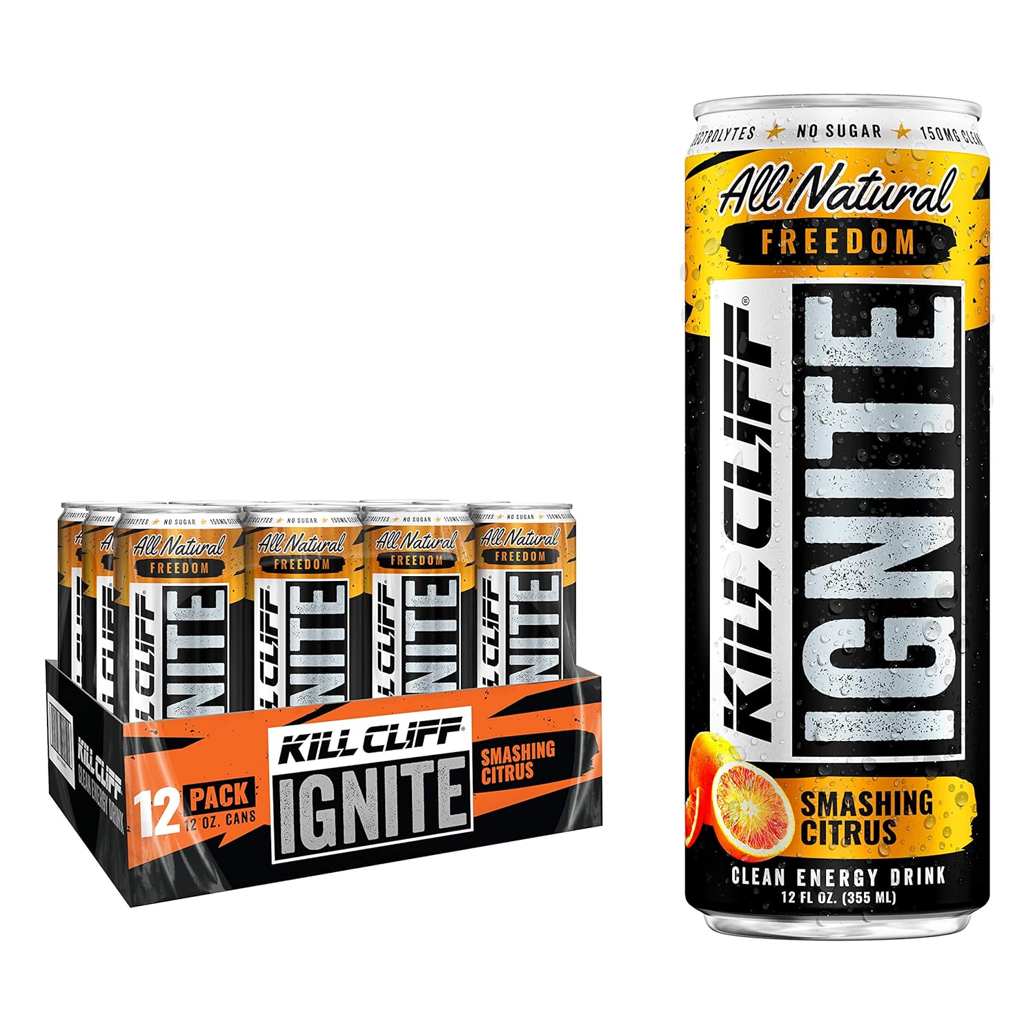 Kill Cliff Ignite Energy Drink: Sugar Free Citrus Hydration