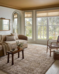 Pace Collection PAC-01 Bark/Natural 9ft-6in x 12ft-3in Area Rug