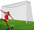 Professional Soccer Goal Net Replacement 24x8 ft - Durable 4mm Nylon