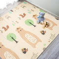 Foldable Baby Play Mat for Floor - Waterproof Cushioned Play Area