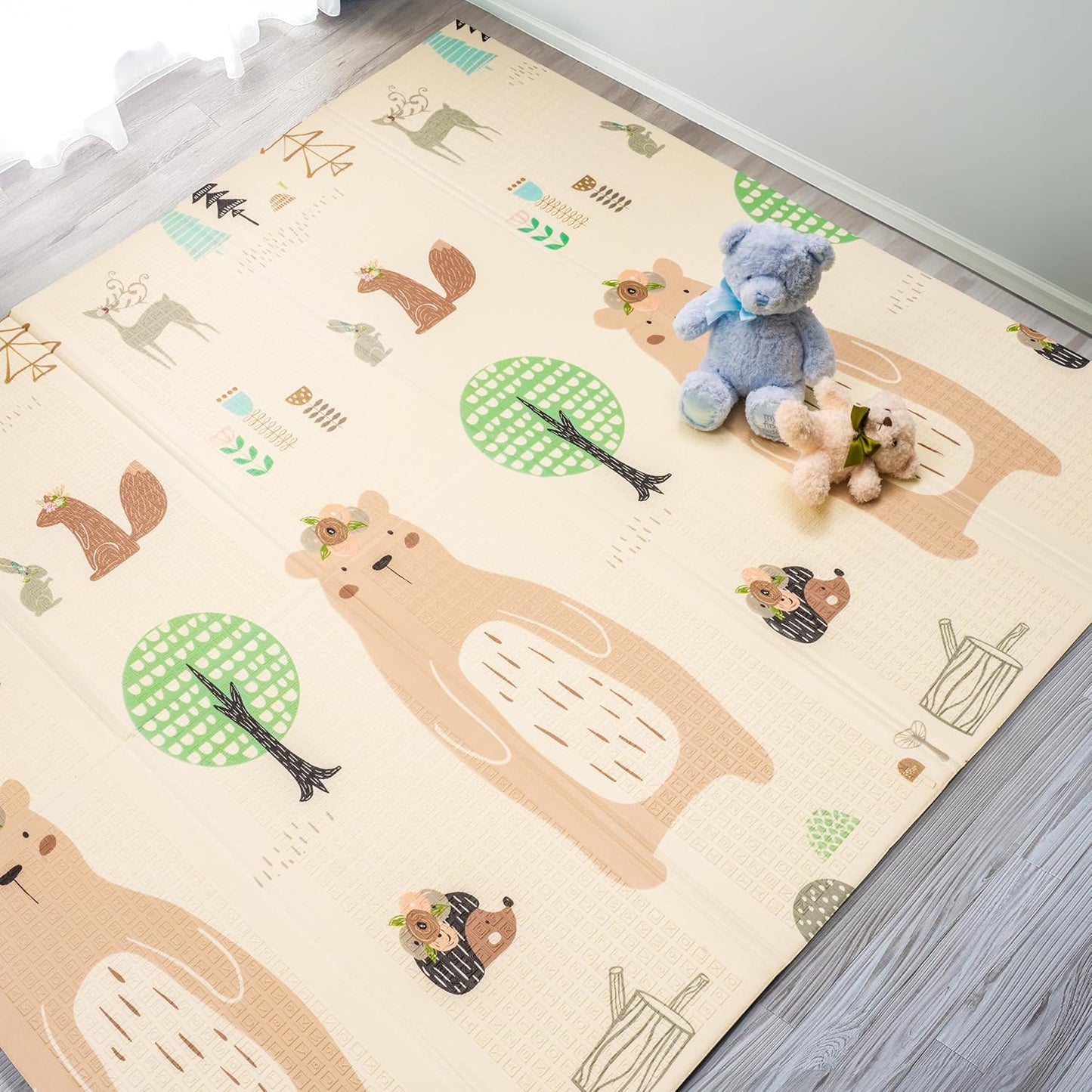 Sorbus Foldable Baby Play Mat - Lightweight Kids Foam Mats