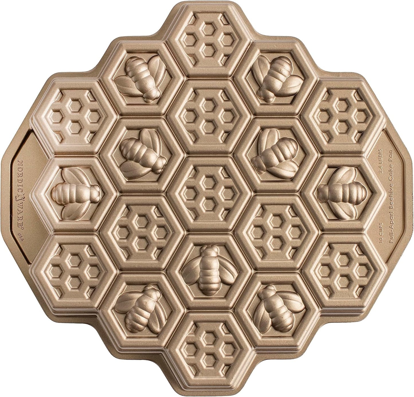 Nordic Ware Honeycomb Pull-Apart Pan for Perfect Cakes