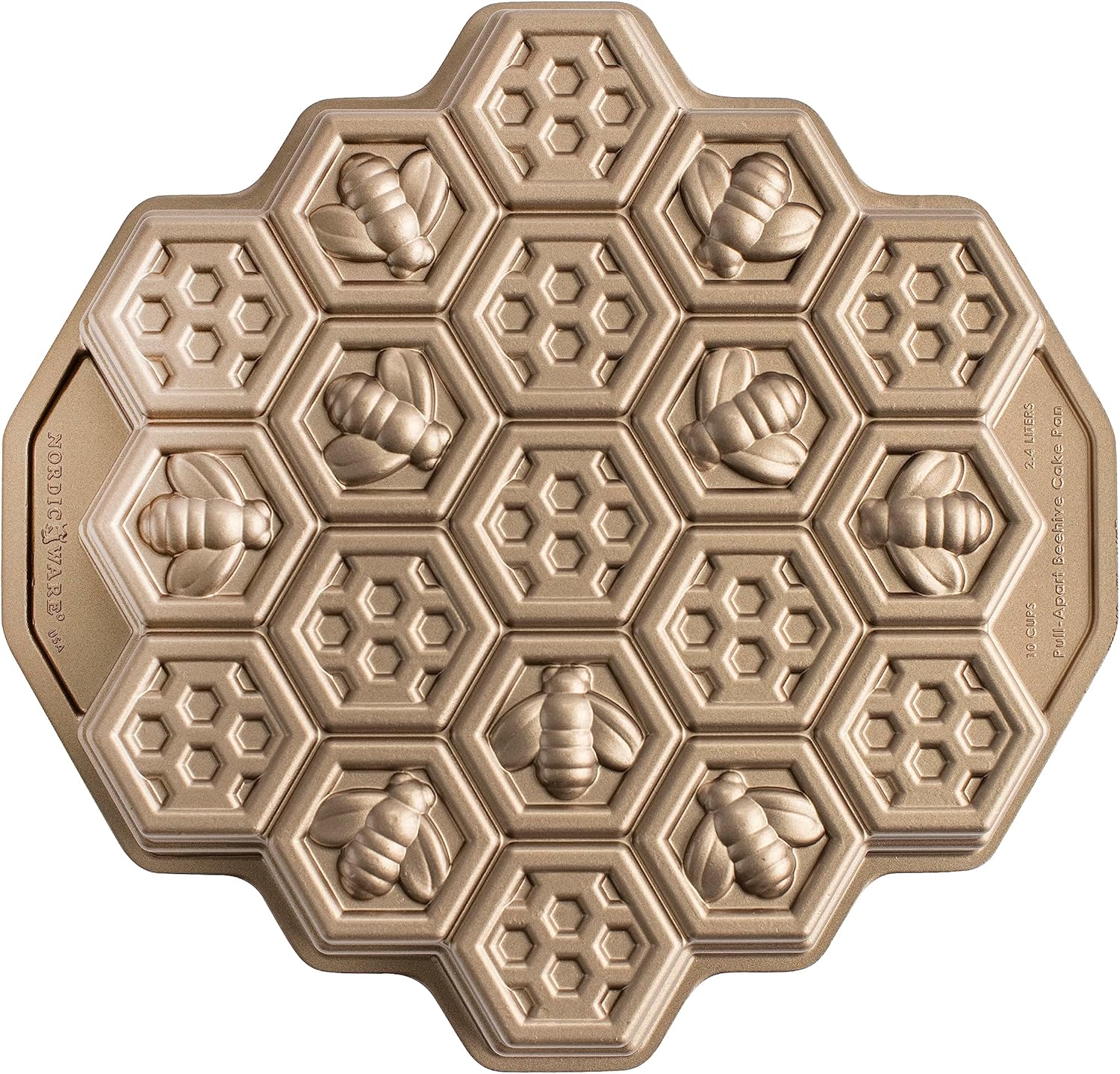 Nordic Ware Honeycomb Pull-Apart Pan for Perfect Cakes