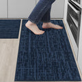COSY HOMEER Kitchen Rugs Set - Soft Absorbent Non Slip Mats