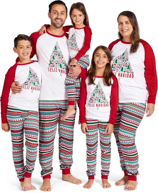 Family Matching Christmas Pajama Sets for Kids and Adults