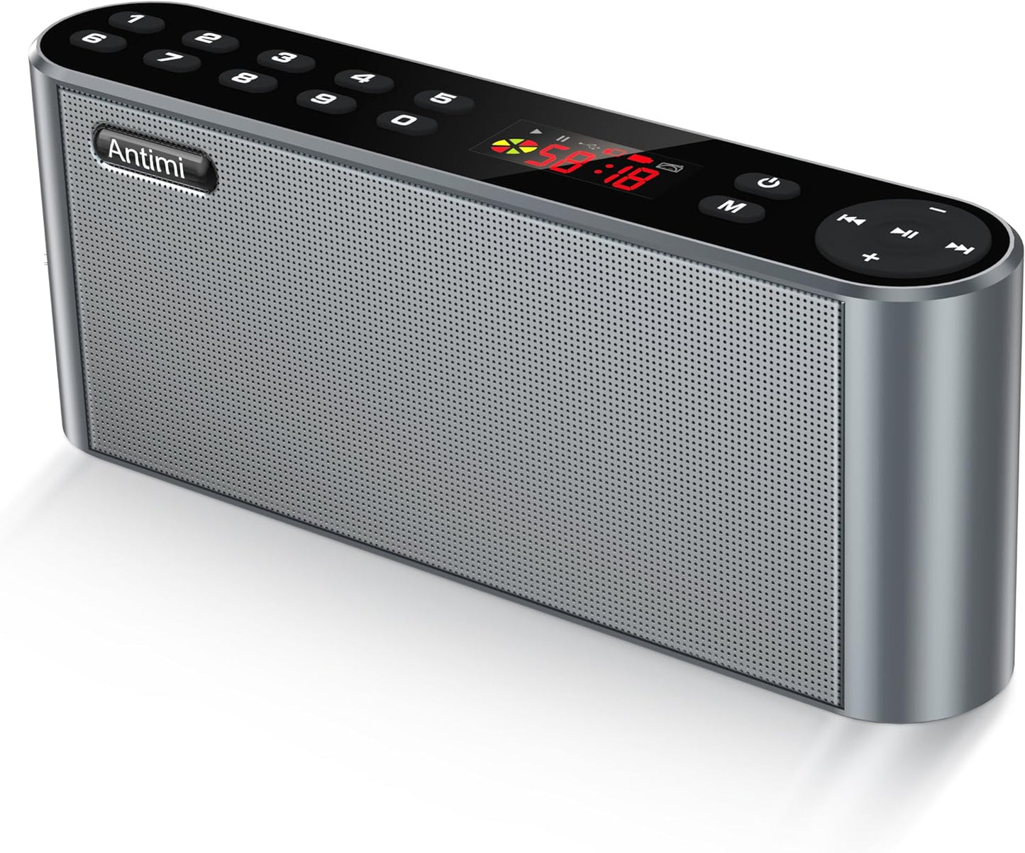 Portable Wireless Speaker with FM Radio - Antimi Black