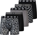 Billabong Mens Underwear 5 Pack Microfiber Performance Boxer Briefs