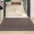 Waffle Door Mat 24x36 Indoor - Absorbent Muddy Paw & Dirt Control