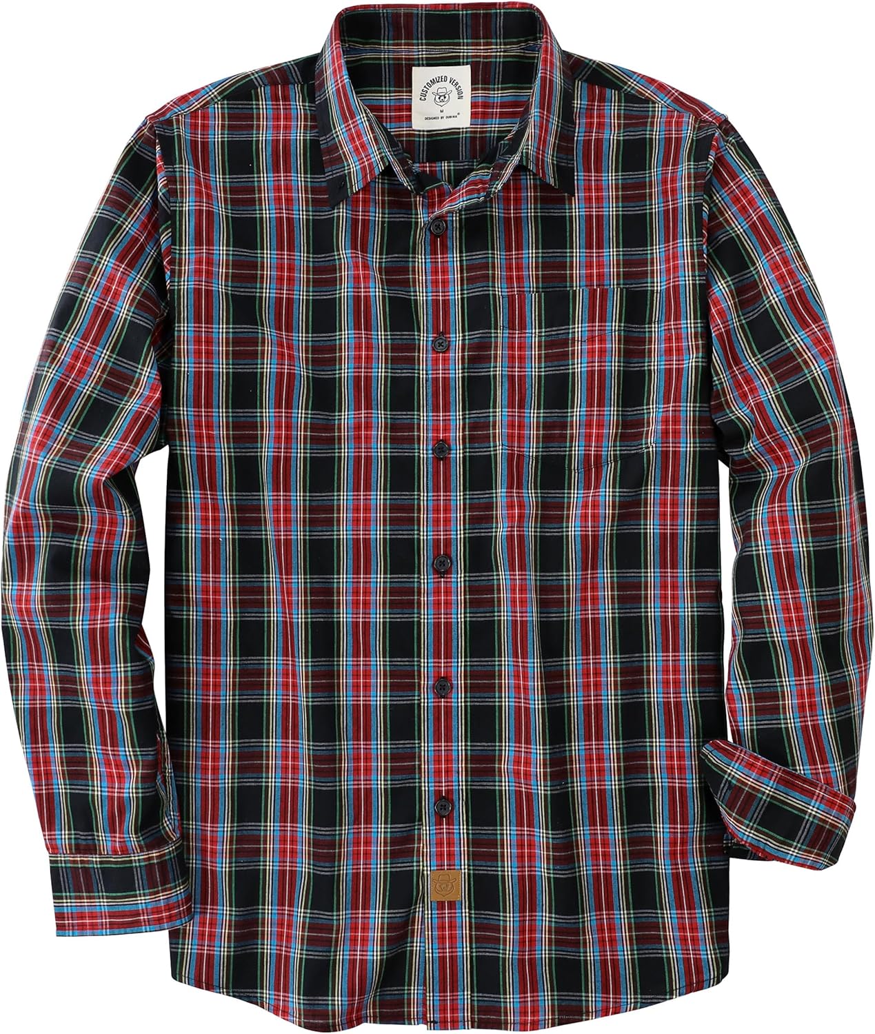 Dubinik Mens Long Sleeve Button Up Shirts for Casual Style