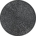 Elegant Black Vinyl Placemats Set of 18 for Dining Tables