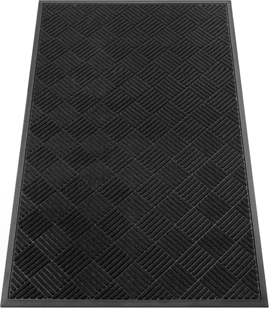 Indoor Outdoor Door Mat with Non Slip Rubber Backing for Entryway