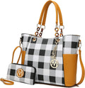 MKF Collection Tote Bag Set for Women - Chic Vegan Leather