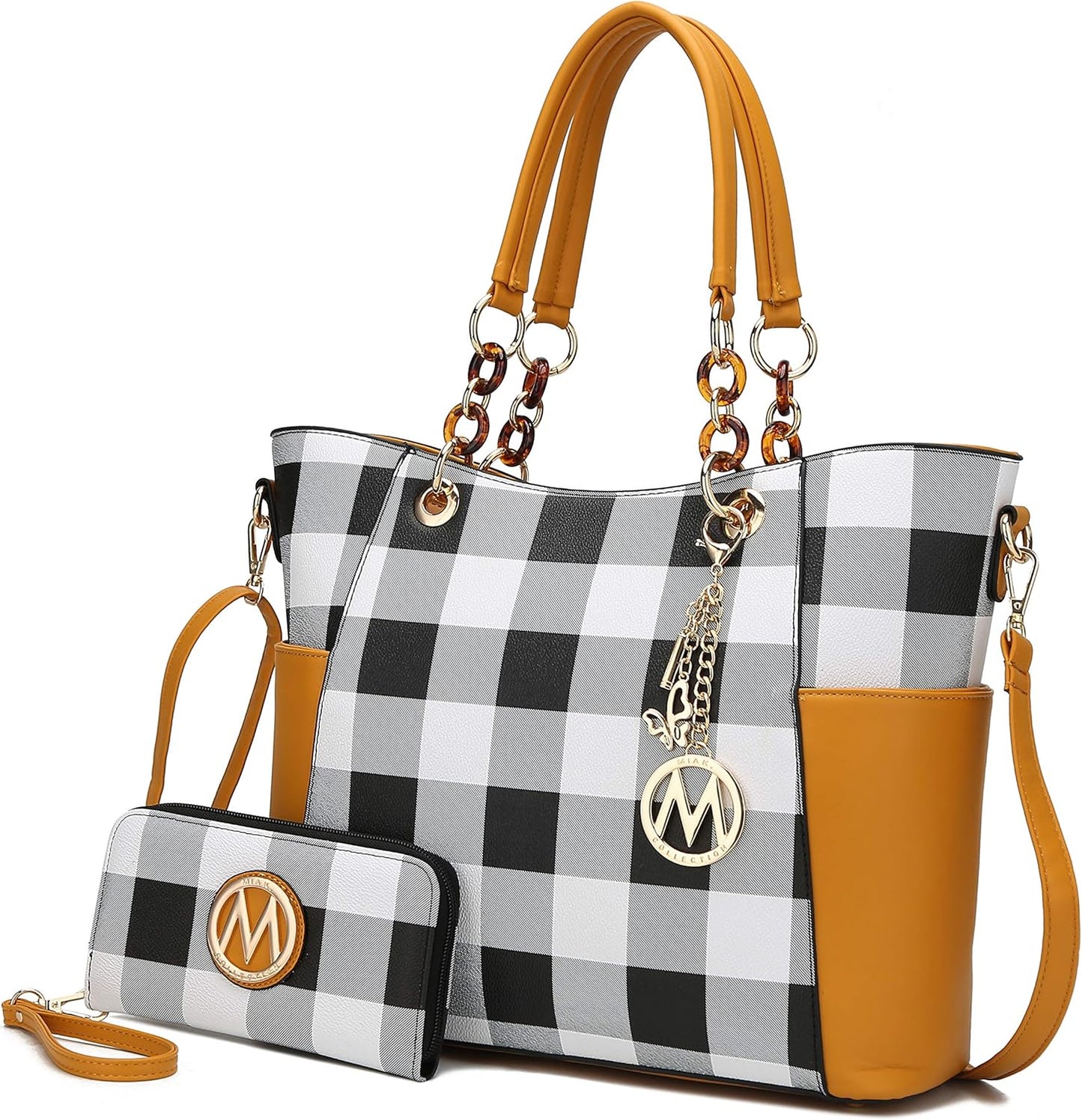 MKF Collection Tote Bag Set for Women - Chic Vegan Leather