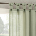 Light & Airy Sage Green Curtain Pair, 40x84, Tab Top Style