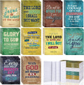 Christian Notepad 100 Pcs Pocket Bible Verse Notebooks - 10 Styles