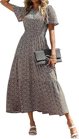 PRETTYGARDEN Women's Summer Casual Floral Maxi Dress for All Occasions