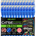 Cat5e Ethernet Patch Cable 6 ft 24-Pack - Reliable Gigabit Performance