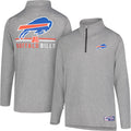 Men's NFL Official Super Soft Quarter Zip Long Sleeve - Athletic Fit
