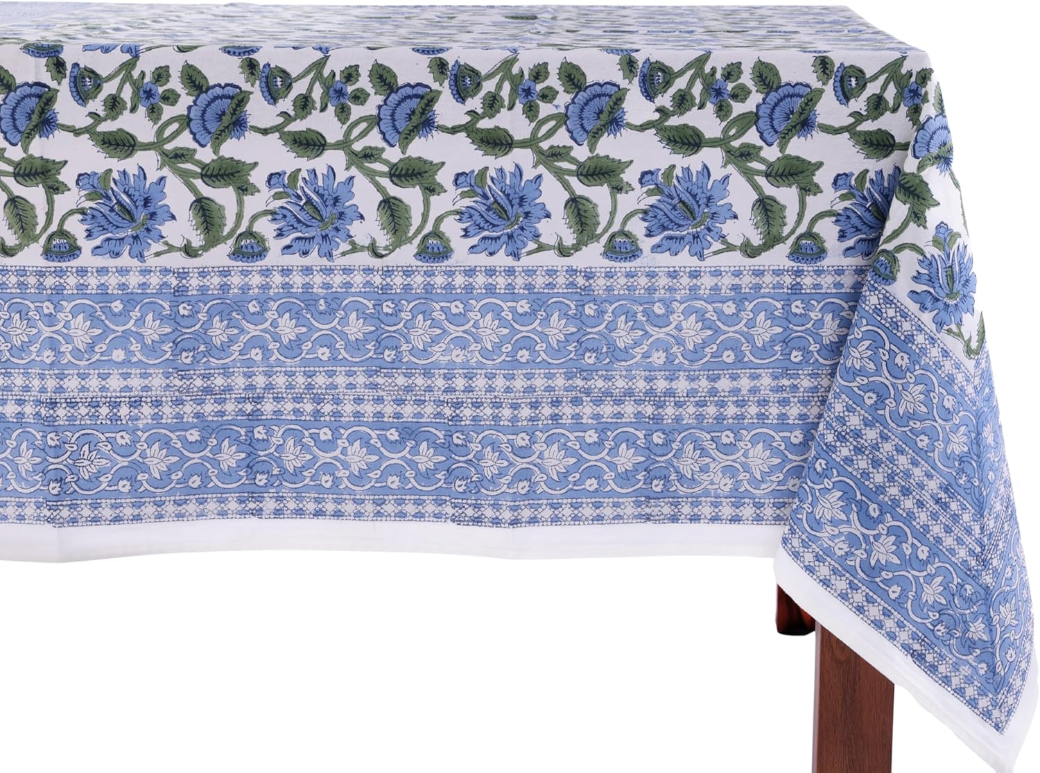 ATOSII Taj 100% Cotton Summer Tablecloth for Elegant Dining