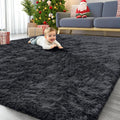 OLANLY 6x9 Machine Washable Large Area Rug - Soft Fluffy Shaggy