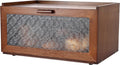 Vintage Bread Box for Kitchen Countertop - Retro Brown Bread Storage