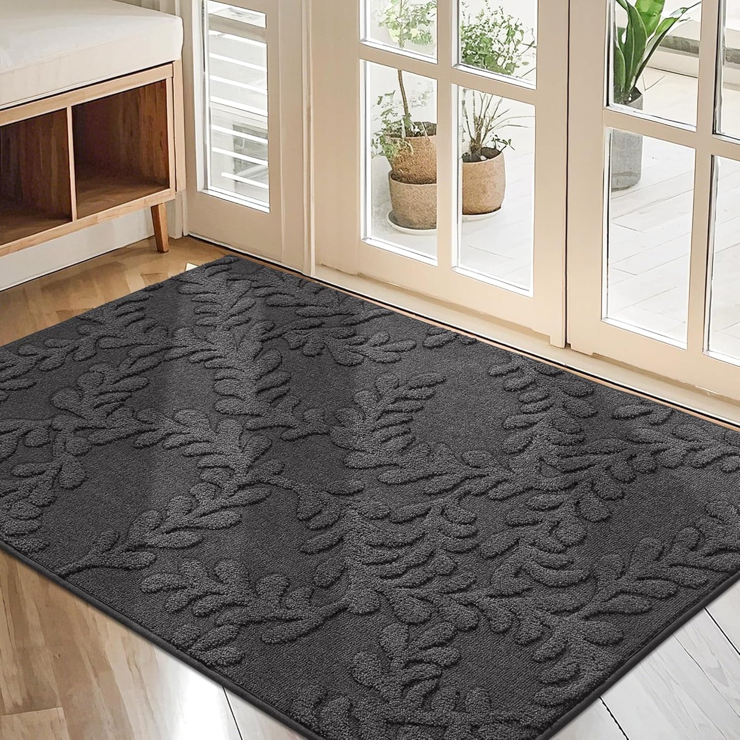 BEQHAUSE Door Mats 32x48 - Stylish Non-Slip Washable Rugs