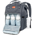 Baby Diaper Bag Backpack Mystic Gray - Large Waterproof Travel Bag