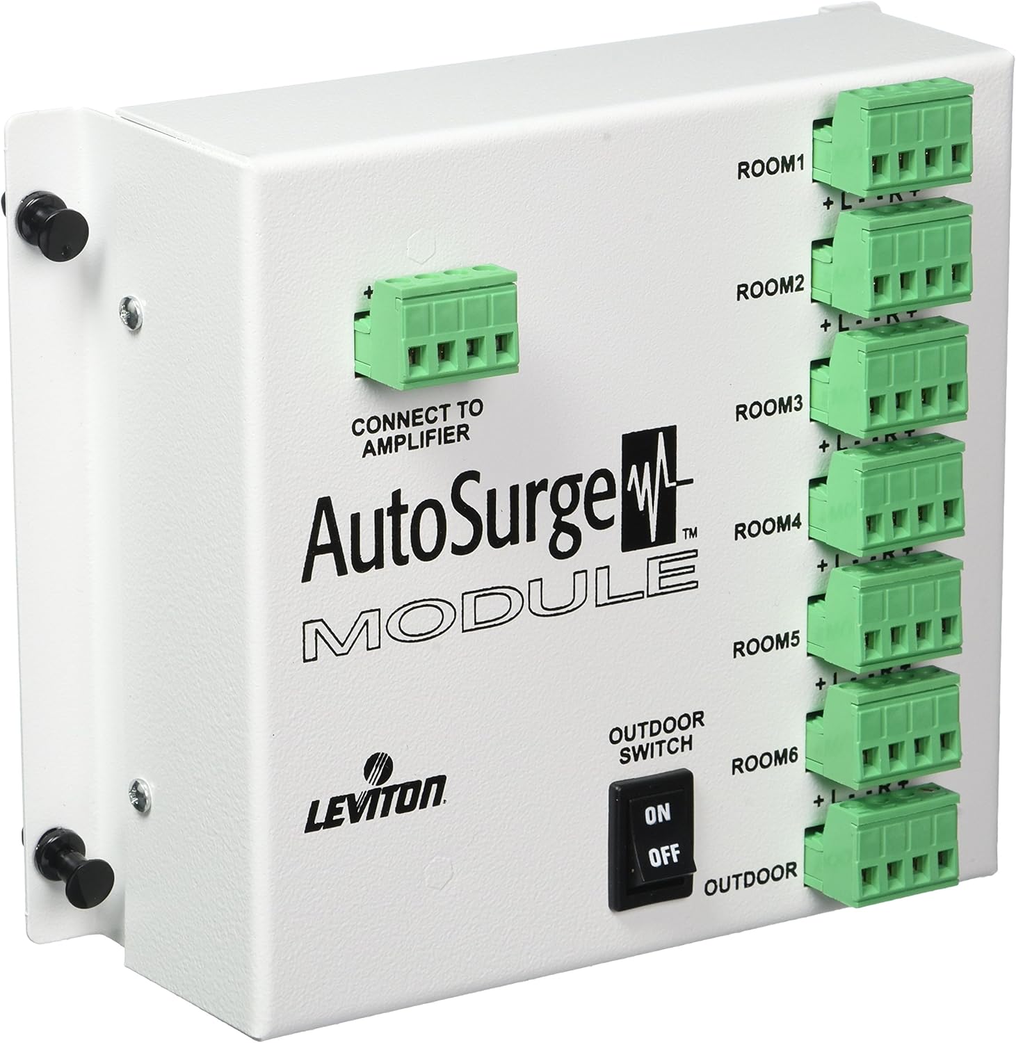 Leviton LBASP 7-Zone Speaker AutoSurge Audio Distribution Module