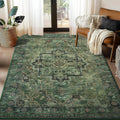 Vintage Dark Green Area Rugs 5x7 for Stylish Living Spaces