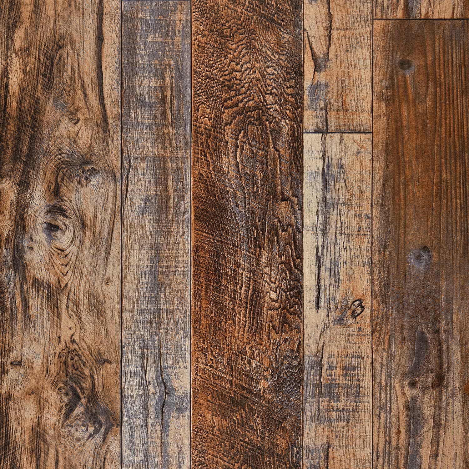 Peel and Stick Brown Wood Wallpaper for Easy Home Decor