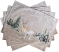 Maison d Hermine Placemats Set of 4 100% Cotton 13 x 19 in - Elegant