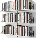 Floating Shelves for Wall 36 in Wood Set of 3 - White Space Saving