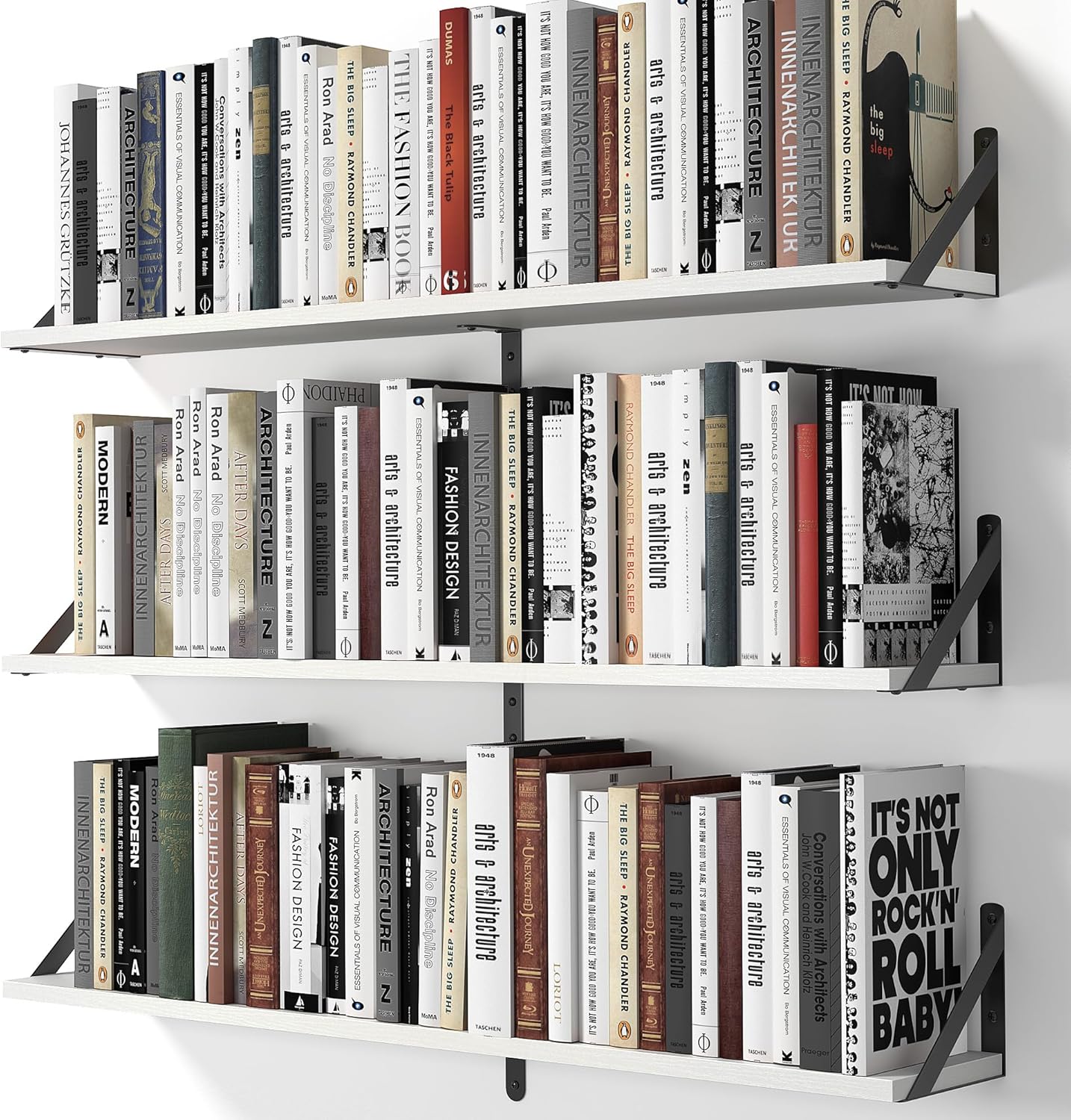 Heimlove Floating Shelves for Wall - Stylish 36 Inch Wood Set