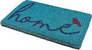 Fab Habitat Extra Thick Doormat - Handwoven Natural Coir Design