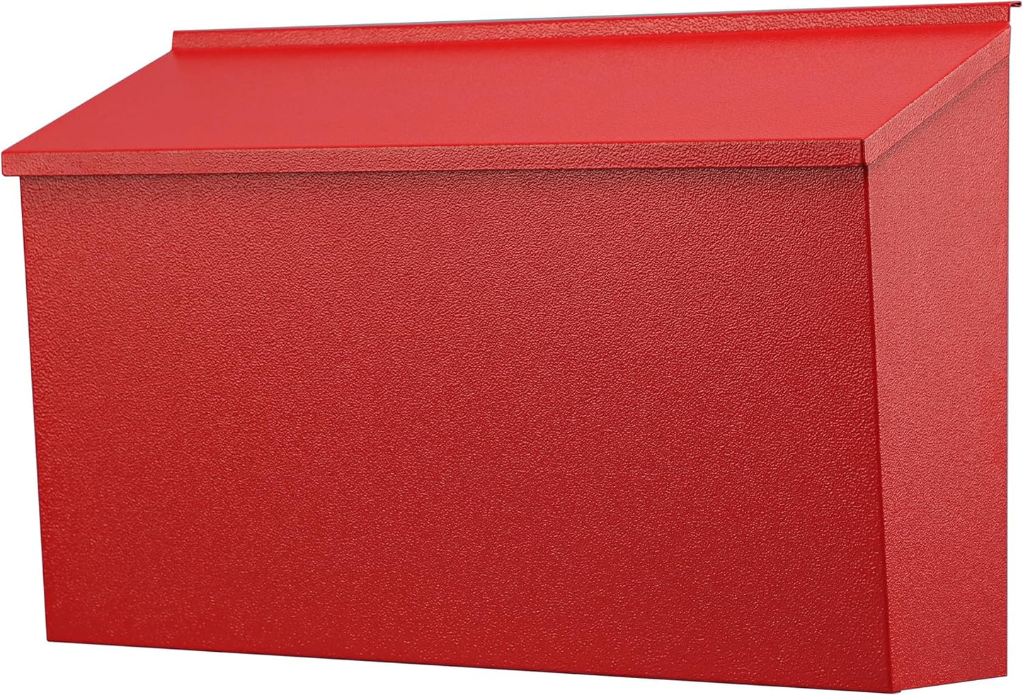 KYODOLED Wall-Mount Mailbox: Large Capacity Rust-Proof Design